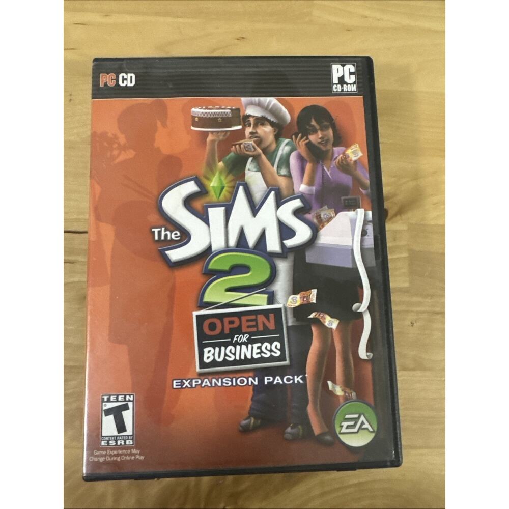 The Sims 2 Open For Business PC Expansion Pack Complete EA Maxis 2006 Game
